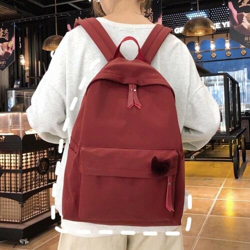 Female Vintage Cute Backpack Women School Bag Girl Waterproof Nylon Kawaii Backpack Ladies Luxury Student Bags Book Harajuku New