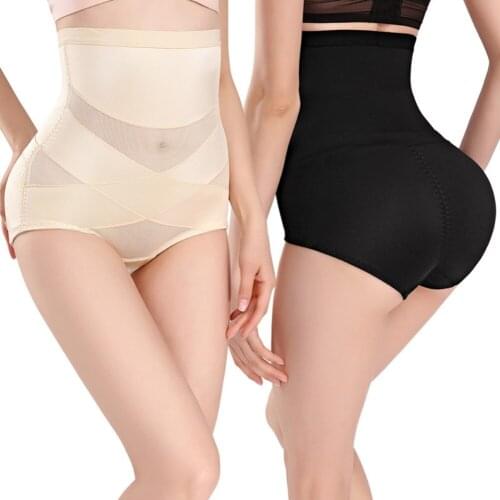 Women Slimming Underwear Waist Trainer Body Shaper High Waist Shaping Panties Butt Lifter Seamless Panty Shaper Ladies Lingerie