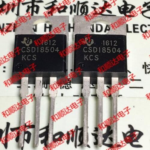 10pcs/lot CSD18504KCS New Spot TO-220 40V 55A