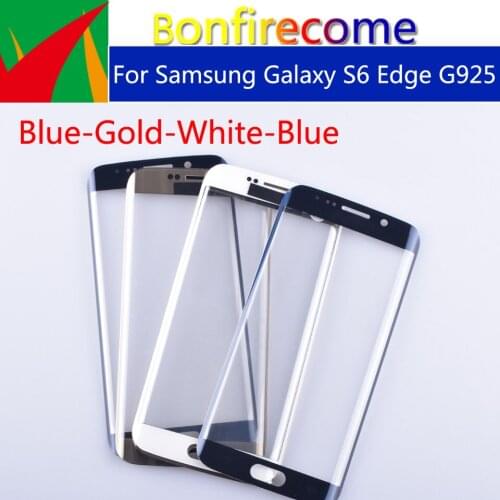 10pcs S6Edge Touchscreen For Samsung Galaxy S6 Edge G925 SM-G925V SM-G925P G925F G9250 LCD Front Outer Glass Touch Screen Lens