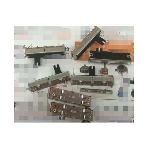 5pcs/lot 231 Equalizer fader potentiometer 3.5 cm SC-2043N W100K dot midpoint handle 10MM