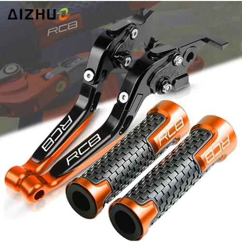 Motorcycle CNC Accessories Folding Extendable Brake Clutch Levers FOR RC8 RC8R 2009-2016 2015 2014 2013 Handle Grips Ends