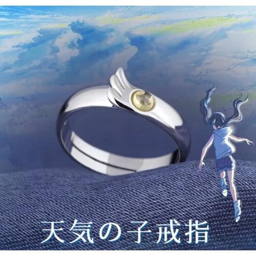 Weathering with you Tenki No Ko Ring Amano Hina Size 5/6/7 cos prop gift daily