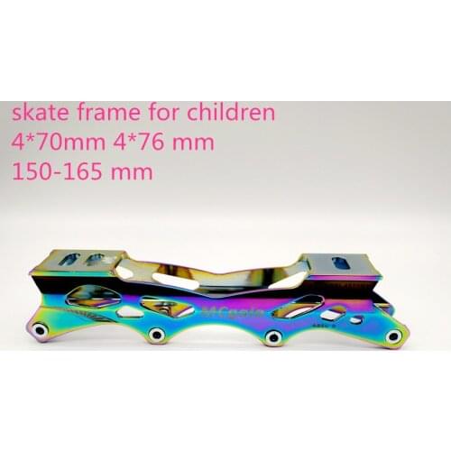 Free shipping roller frame skate frame for children 4x70 4x76 mm 150-165 mm