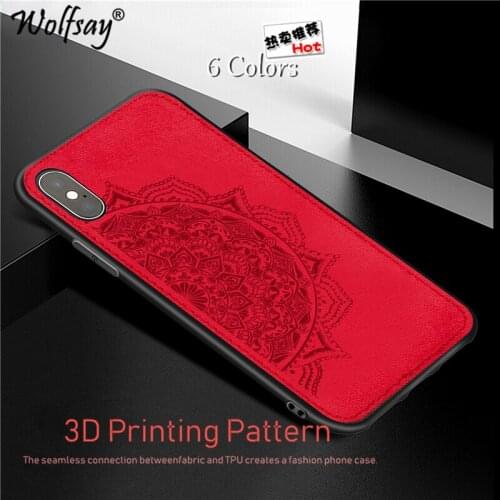 SFor iphone XR X XS Max Case Fashion Fabric Shell Silicone Bumper Cloth+PC Phone Case For iphone 7 6S 6 8 Plus Cover Coque Funda