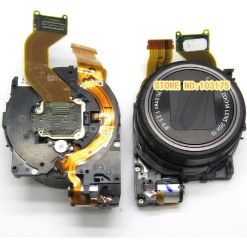 Black Lens Zoom Unit Assembly For Canon PowerShot SX240 SX260 HS Camera + CCD