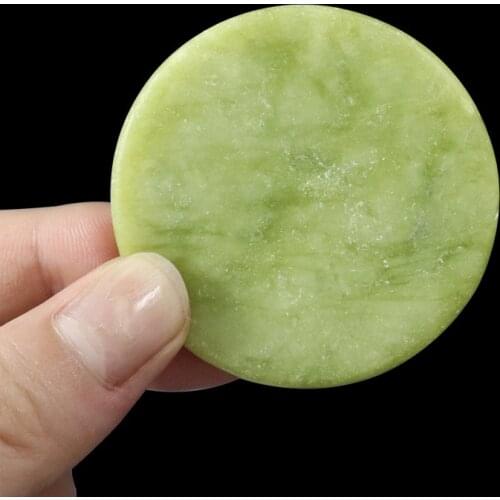 Wonder Lash Round Jade Stone False Eyelash Extension Glue Adhesive Pallet Stand Holder for Makeup Tool