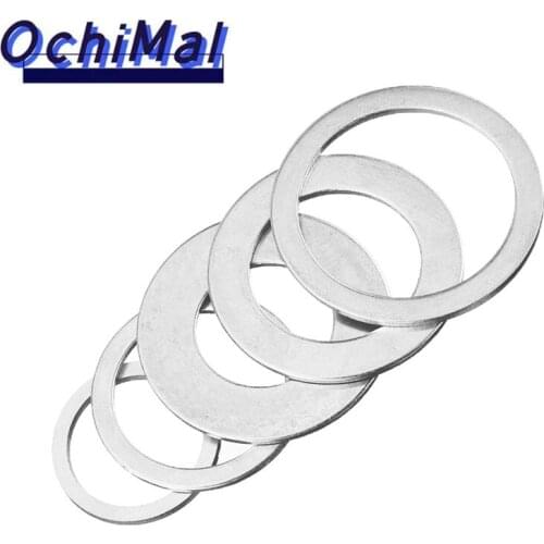 5Pcs 16mm-30mm Circular Saw Blade Reduction Rings High Speed Steel TCT Carbide Cutting Disc Conversion Ring Woodworking Tools