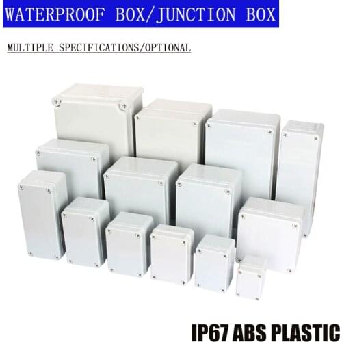 Waterproof Plastic Enclosure Box electronic ip67 Project instrument Case electrical Project box ABS open Junction box Enclosure