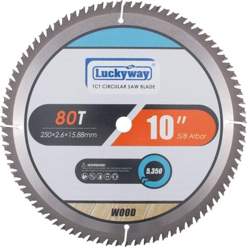 Luckyway 12 Inch Miter Saw Blade 100T with 1 Inch Arbor TCT Circular Saw Blade for Cutting Wood