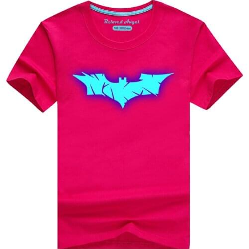 Beloved Angel Kids T Shirt Boys Girls Casual Short Sleeve Tops Children Luminous T-Shirt Baby Round Neck Cotton Tshirt