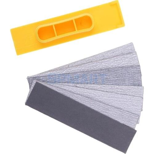 MagiDeal Hobby Model Tools Plastic Polishing Machine Sander w/ 7 Type Sandpapers for Plane Gundam DIY Acc