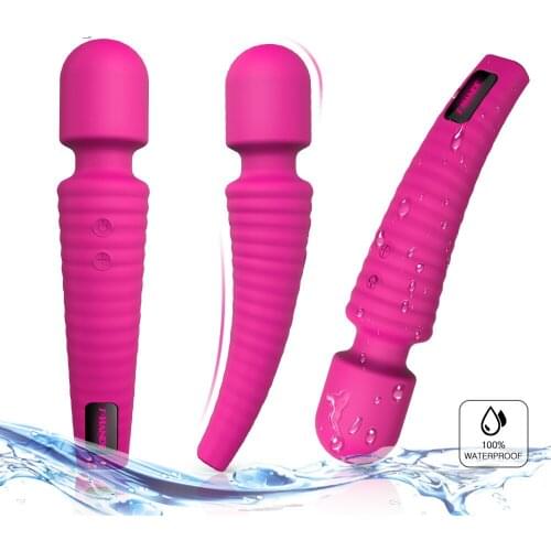 Powerful 9 Patterns Waterproof G-spot Av Wand Sex Toys Cordless Massager Dildo Vibrators Erotic Sex Products For Woman Cekc Toys
