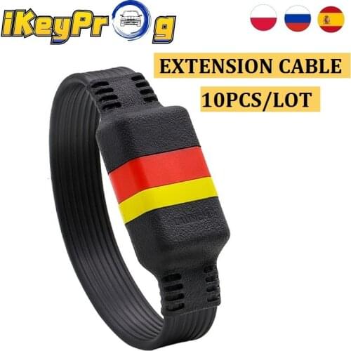 New 10PCS/LOT Original OBD2 16pin Extension Cable OBDII Connector Cable Adatper FOR LAUNCH EasyDiag 3.0/easydiag 2.0 plus 16PIN
