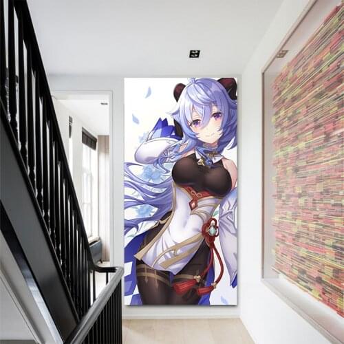 One Piece Anime Genshin Impact Ganyu Poster Canvas Print Wall Art Decor Oil Painting Home Decor Living Room Picture Decoration