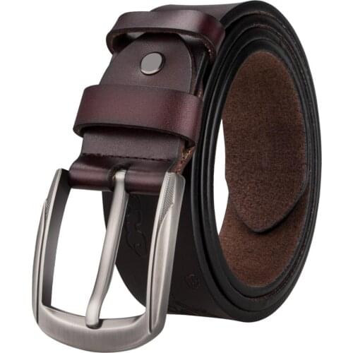 SZ-0013-B 2018 Barry.Wang New Fashion Designers Pin Buckle Leather luxury Belts Business Male Pin Buckle Belts for Mens