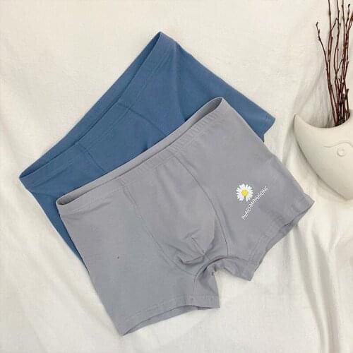 3pcs/lot Winter Mens Panties Cotton Soft Men Underwear Boxers Shorts Breathable Print Underpants Comfortable New Sale