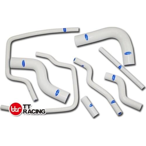 TT1802CWH- SUBARU IMPREZA GC8 EJ20 STI WRX GT MK3-6 SILICONE RADIATOR HOSE KIT WHITE