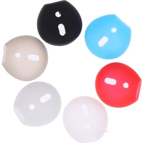 2pcs Earphone Replacement Earplug Protector Headset Shockproof Soft Silicone Earbuds Cover Ear Pads Case For AirPods