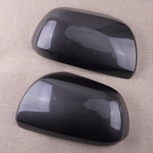 1 Pair Gray Left&Right Car Exterior Side Wing Rearview Mirror Cover Cap Fit for Toyota Highlander 2008 2009 2010 2011 2012 2013