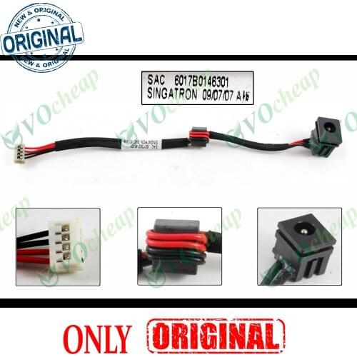 3x New Laptop DC power jack for Toshiba Satellite L300 L300D L305 L305D Charging Socket Connector with cable PJ114, 6017B0146301