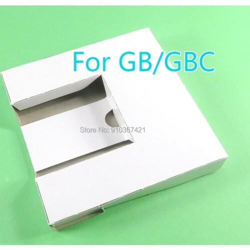 50pcs Replacement For GB GBC Game Console New Packing Box Carton Inner Insert Tray Retail game player card Package for GBC