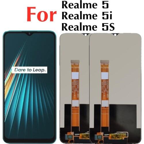 6.5 inch For Oppo Realme 5 5i 5s LCD Display Touch Screen Digitizer Assembly For Realme5 RMX1911 RMX1925 RMX2030 lcd