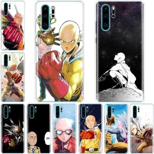 One Punch Man Anime Phone Case For Huawei Honor 20 10 9 9X 8A 8S 8X 7X 7A Lite Pro 10I20I Y5 Y6 Y7 Y8 Y9 V20 V30 Y9S Coque