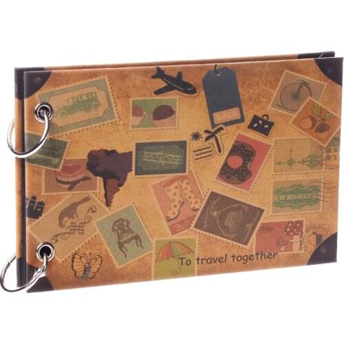 Baby Kids DIY Handmade Self Adhensive 5 Inch Mini Couple Love Scrapbook Wedding Children Photo Album