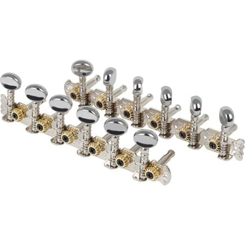 HK.LADE 6R6L 12 String Acoustic Guitar Tuning Key Peg Tuner Machine Head String Tuner Button