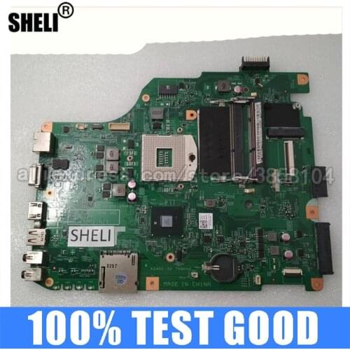 SHELI for Dell V1540 1540 Laptop Motherboard 48.4IP01.011 RMRWP 0RMRWP CN-0RMRWP N5040 HM57 DV15 Notebook Pc Mainboard Test Ok