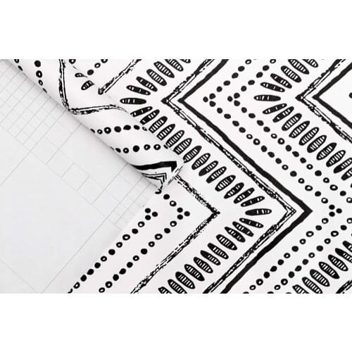 New Style Removable Peel and Stick 17.7 in X 196.8 in Thickened Easy to Use Black/White Wallpaper for Home Decoration