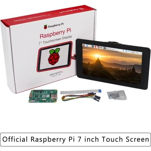 Raspberry Pi Official Display 7 inch Touchscreen 10-point Capacitive Touch Monitor for Raspberry Pi 4 Model B / 3B+/3A+/Zero