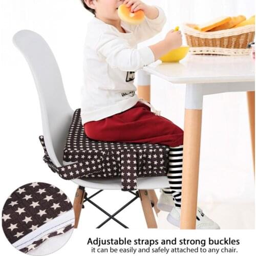 Baby Dining Chair Booster Cushion Removable Kids High chair Seat Pad Chair Heightening Cushion Child Chair Seat Pram Chair Pad