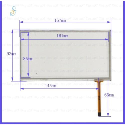 ZhiYuSun for Clarion NX700 this is compatible 7inch Touch Screen glass resistive USB touch panel TOUCH SCREEN