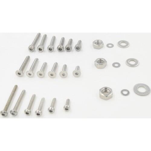 600 pcs / set M2 Screws Stainless Steel 304 Hex Socket Screws With Nuts Screws Screws Cap / Button Kit / Flat Head