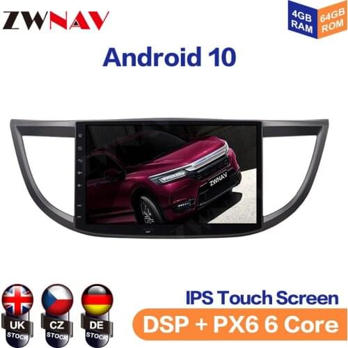 Android 10 IPS Screen For HONDA CRV 2012-2015 Car Multimedia Player Navigation Audio Radio Stereo Head Unit Gps 1 din