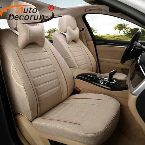 AutoDecorun Fabric Car Cushion for Peugeot 206cc Styling Seat Covers Set Interior Accessories Car Seat Protectors Support Cover