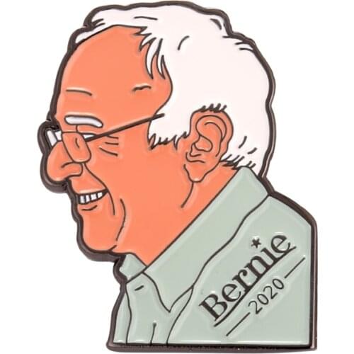 Bernie Sanders Enamel Pin Brooch