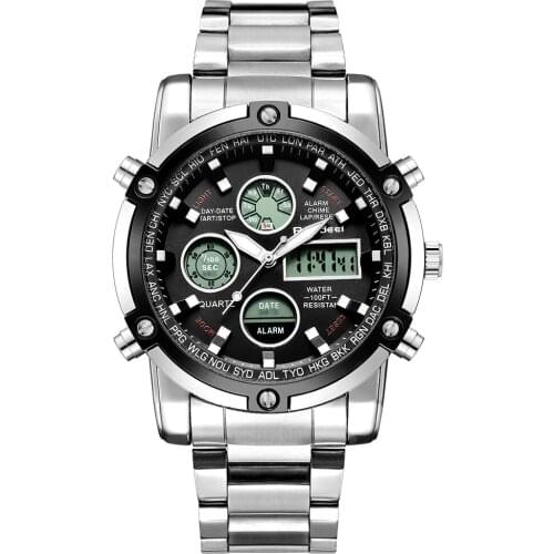 Readeel Luxury Mens Quartz Watch Business Backlight Display Steel Watches Men Causal Wristwatch Clock Male Relogio Masculino