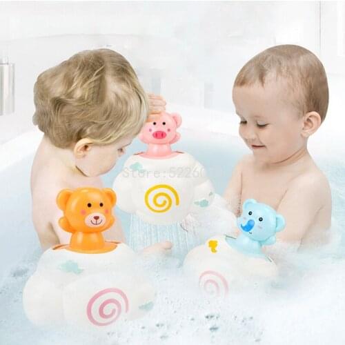 Baby Bath Toy Kids Cute Pig Elephant Clockwork Water Spray Sprinkler Bathroom Sprinkling Shower Swimming Water Toys Kids Gift