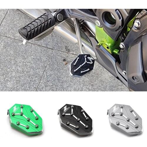 For KAWASAKI Z900 2017 2018 2019 2020 Motorcycle Rear Brake Cover Footrest Footstep Pedal Steps Extension Plate logo Z 900