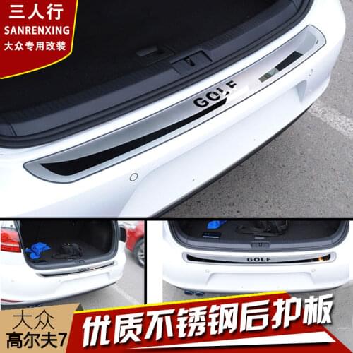 For Volkswagen Golf 7 MK7 2012-2017 High quality stainless steel rear windowsill panel,Rear bumper Protector Sill Car-styling