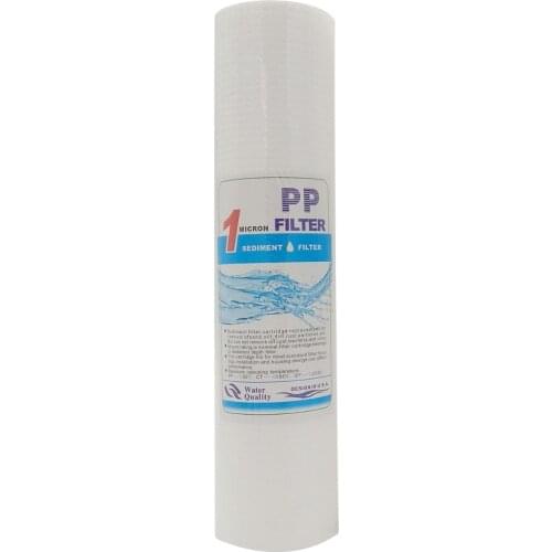 Water Filter Sediment polypropylene filter 10" 1 Micron PP Replacement filter Cartridge Reverse Osmosis Rust Removing Particles