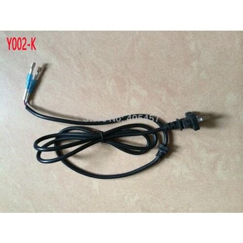 Korea power cord Y002-K,6A round plug pins power line,Europe pin wire