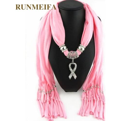 RUNMEIFA Pendants Necklaces Scarf Women Iron Alloy Tree Acrylic Pendant Scarf Accessories Scarf Free Shipping 180*40cm