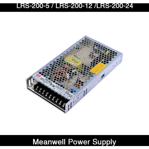 HD MeanWell LRS-200-5/12/24 Switching Power Supply AC100~240V to 5V 40A /12V 17A /24V 8.8 A for Video LED Display