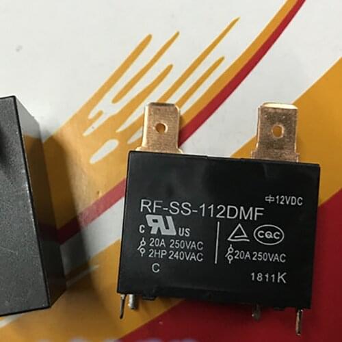 New 2pcs/lot relay RF-SS-112DMF RF-SS-112 12VDC 25A 250VAC 4pin