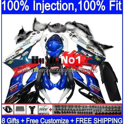 Injection For SUZUKI GSX R1000 GSXR-1000 2005 2006 21MC.118 Black Blue GSX-R1000 GSXR 1000 1000CC 05 K5 GSXR1000 05 06 Fairing