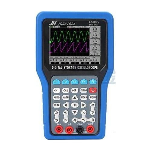 JDS3102A Handheld Digital Storage Oscilloscope 100mhz,Double Channel,1Gsa/s Sample Rate,Muiltimeter